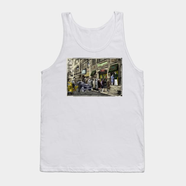 Art Deco Drugstore Tank Top by PrivateVices